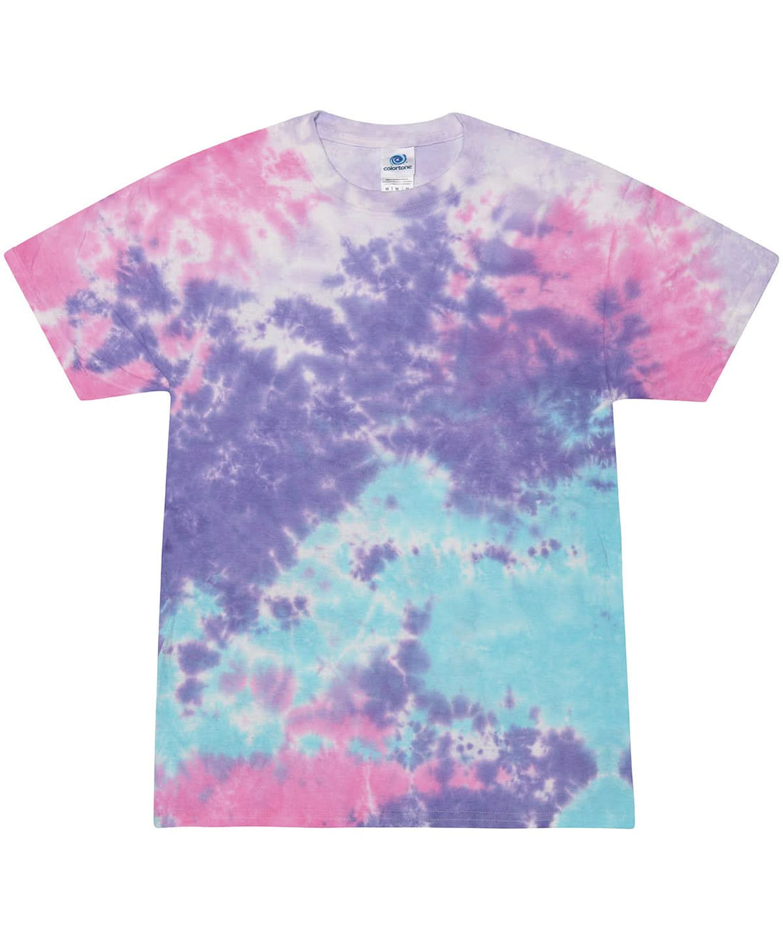 Colortone Tie Dye Shirt Cotton Candy TD02M - Cotton Candy - Customisable T-Shirt