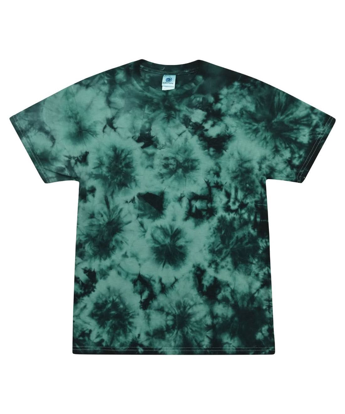 Colortone Tie Dye Shirt Crystal Jade TD02M - Crystal Jade - Customisable T-Shirt