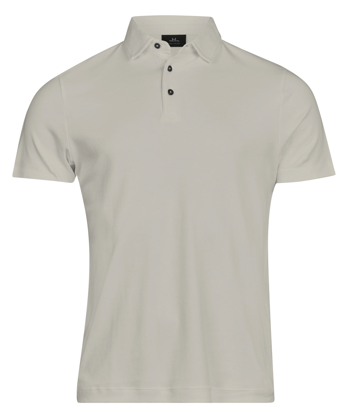 Mens Pima Cotton Polo - TJ1440 - Cement - Customisable Polo Shirts