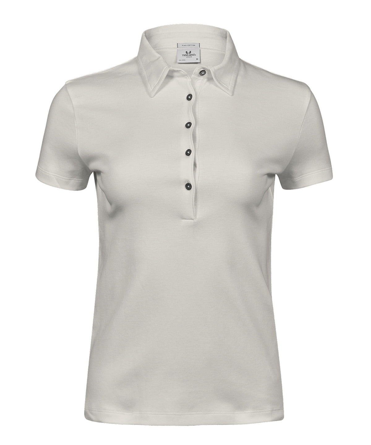 Ladies Pima Cotton Polo - TJ1441 - Cement - Customisable Polo Shirts