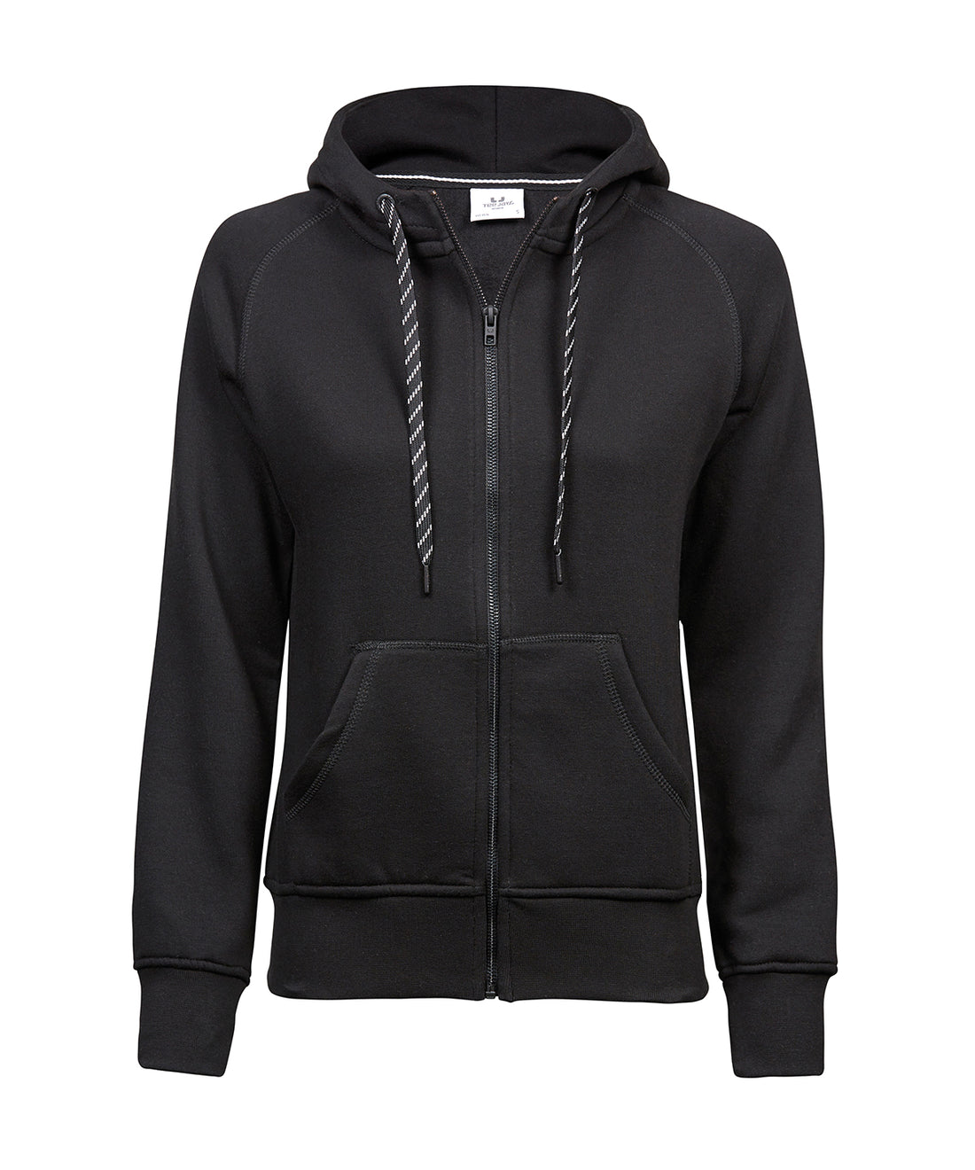 Women’s fashion full-zip hoodie (5436) - TJ5436 - Black - Customisable Hoodies