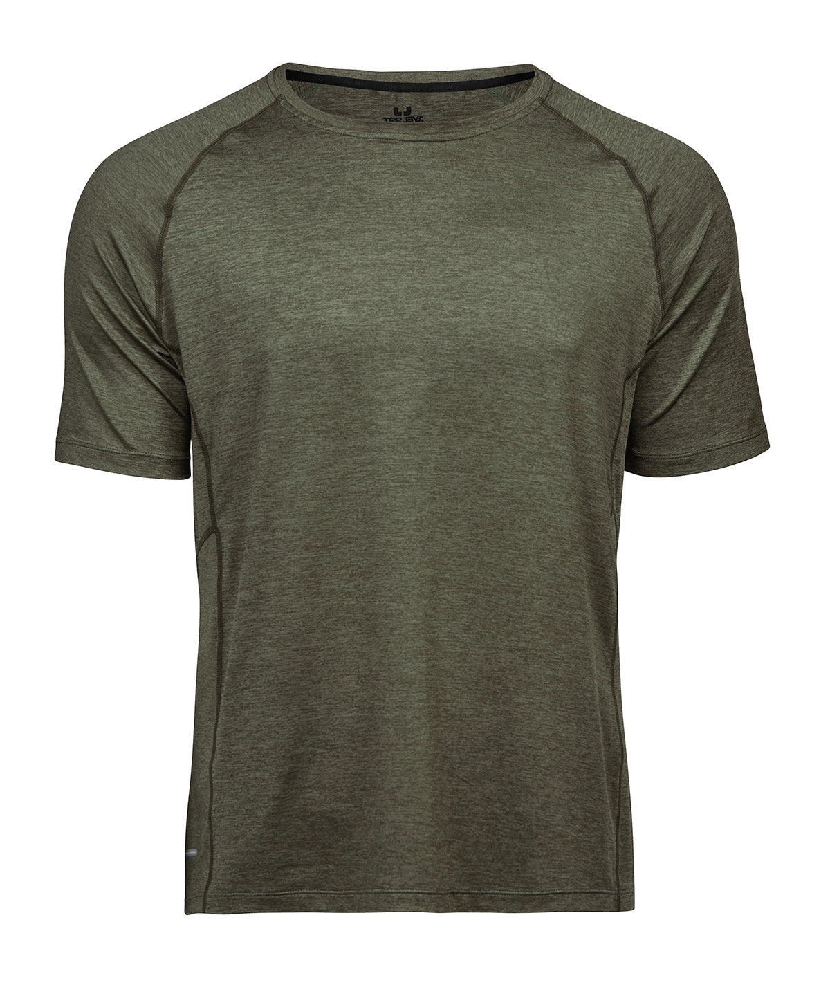 Mens CoolDry Tee - TJ7020 - Olive Melange - Customisable T-Shirt