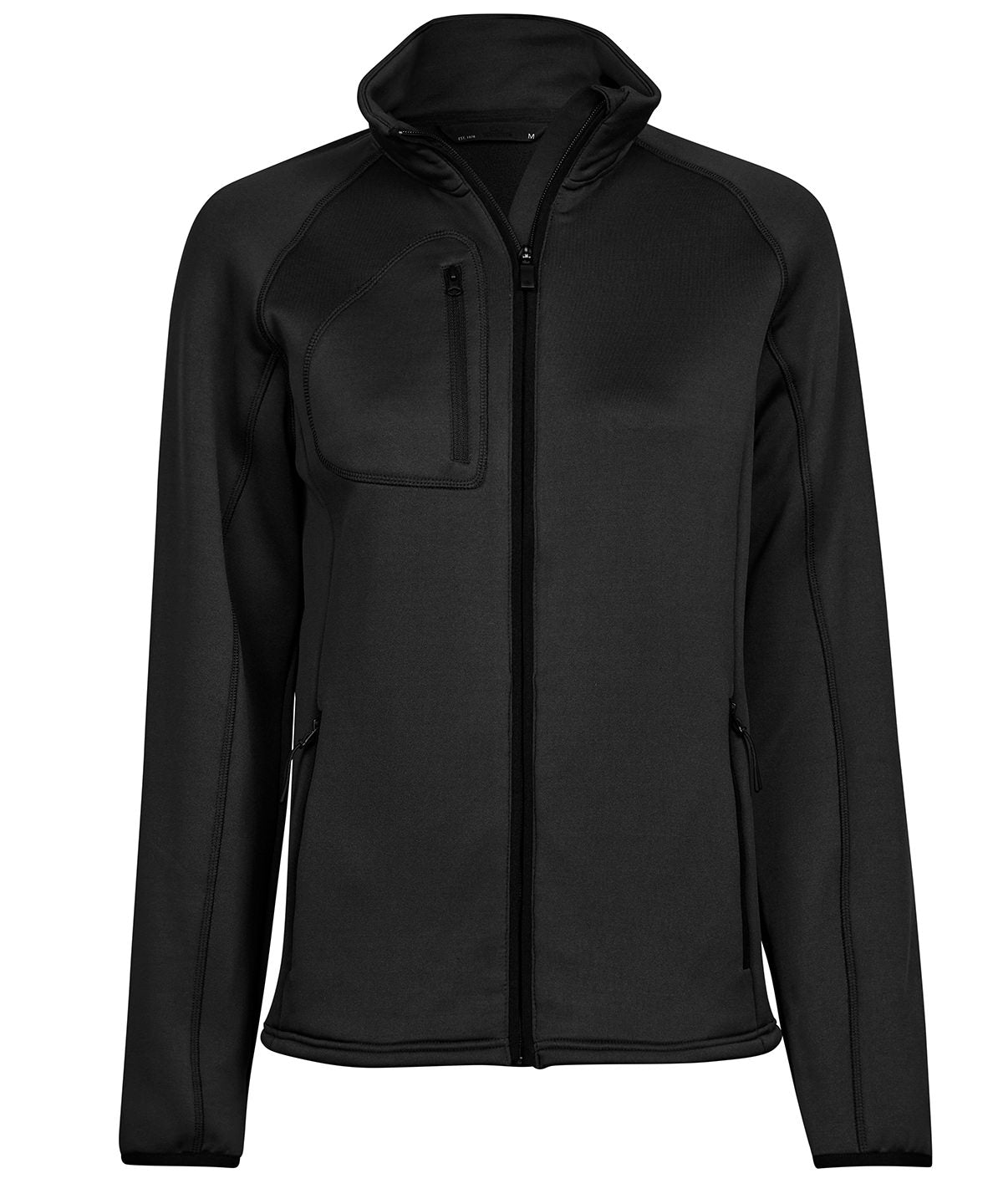Women’s stretch fleece (9101) - TJ081 - Black - Customisable Fleece