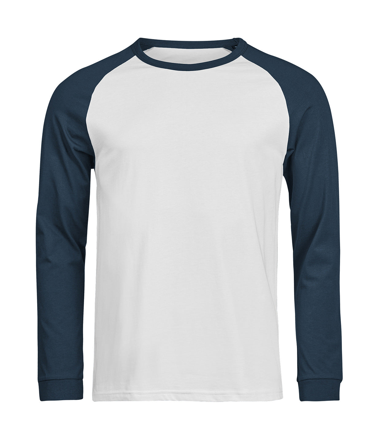 UNLABELED baseball tee (1170) - TJ121 - White Ink - Customisable T-Shirts
