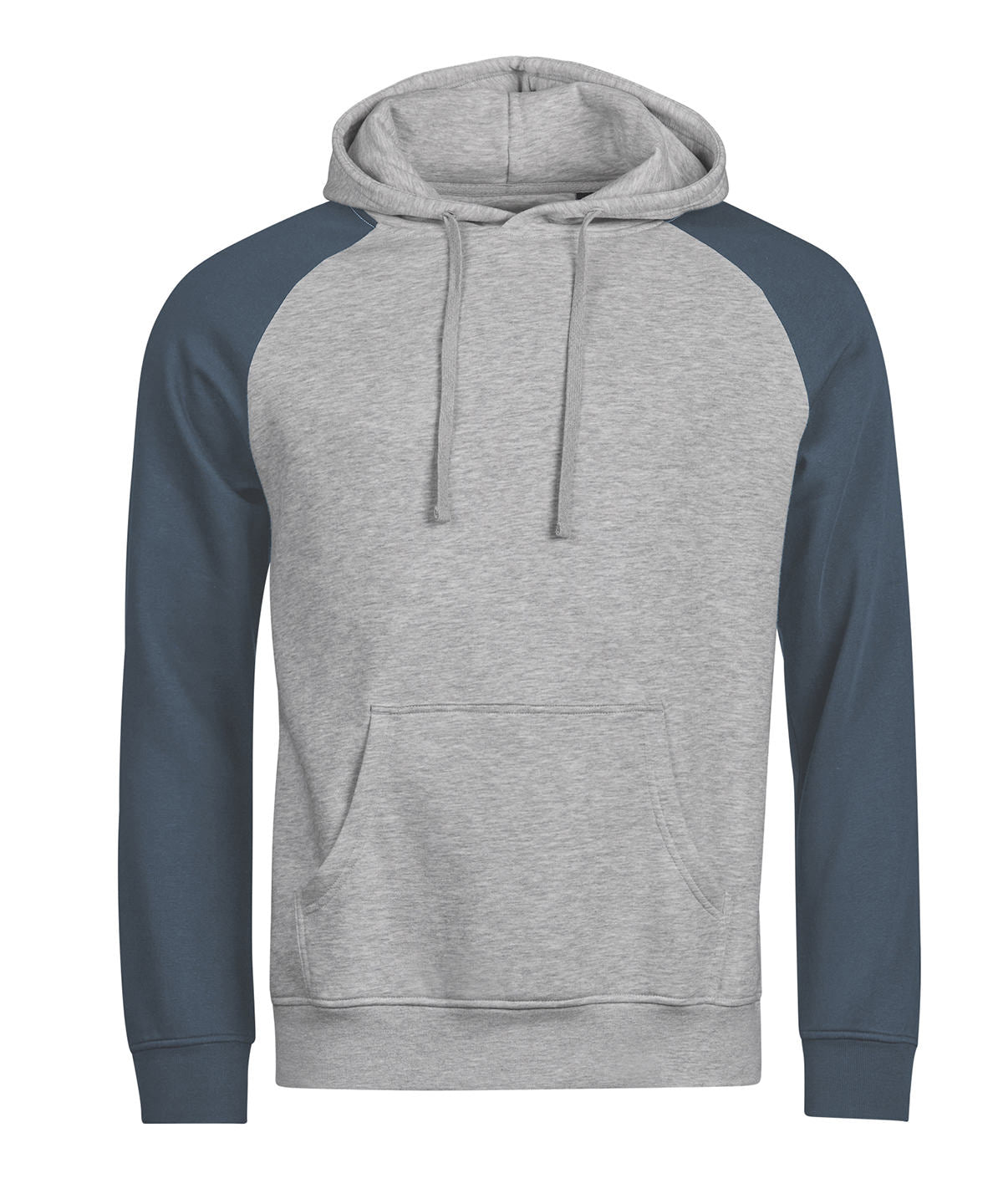 UNLABELED two-tone hooded sweatshirt (5156) - TJ123 - Heather Grey Ink - Customisable Hoodies
