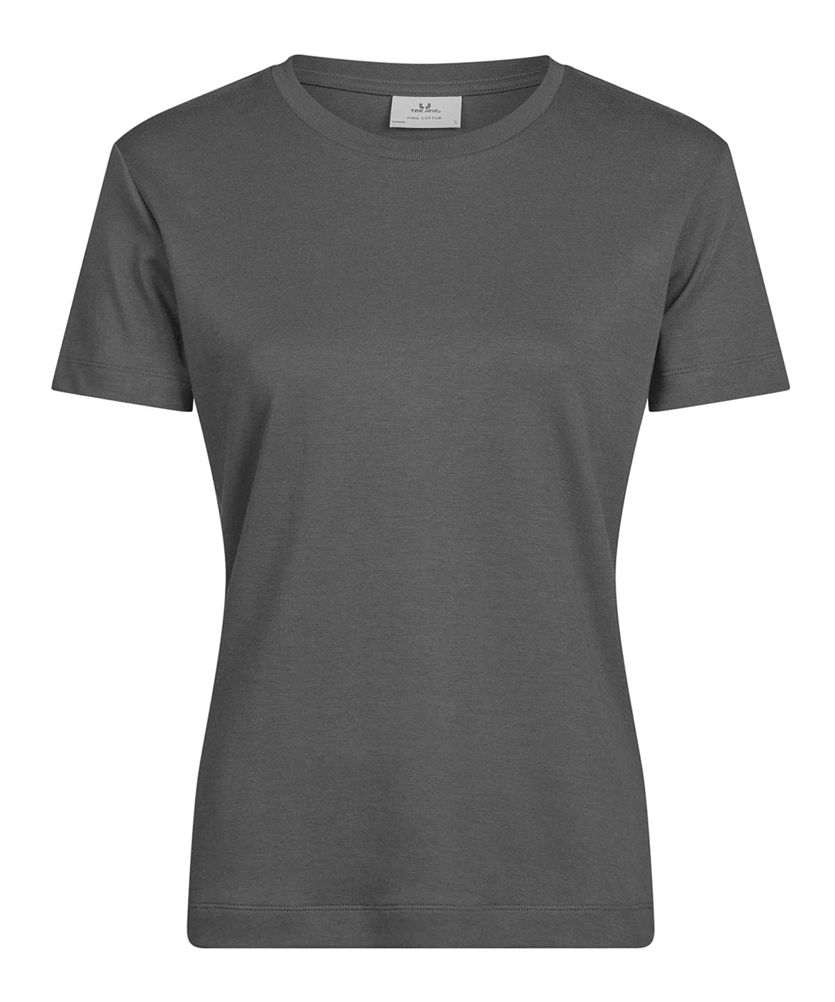 Women’s Pima cotton tee (1451) - TJ126 - Black - Customisable T-Shirts
