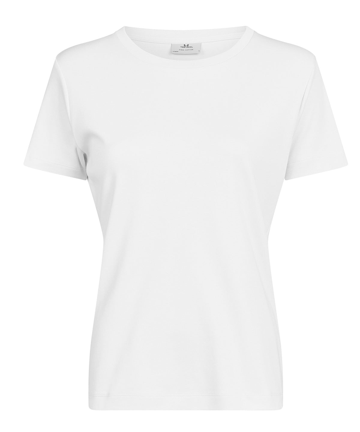Women’s Pima cotton tee (1451) - TJ126 - White - Customisable T-Shirts