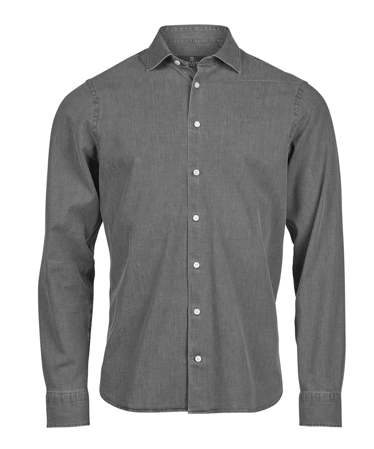 Denim shirt (4004) - TJ129 - Black Denim - Customisable Shirts