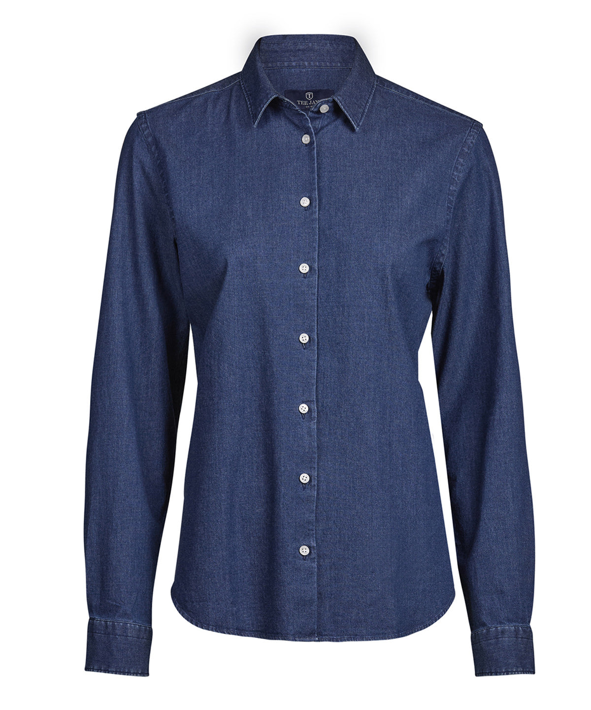 Women’s denim shirt (4005) - TJ130 - Blue Denim - Customisable Shirts