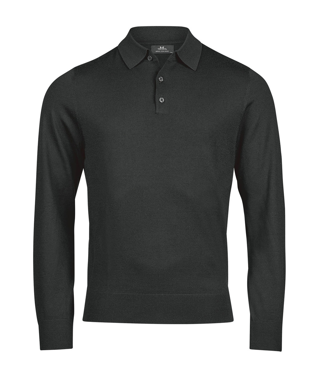 Polo knit (6002) - TJ6002 - Black - Customisable Polos