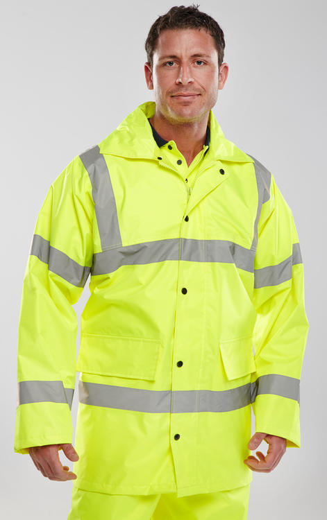 Beeswift Hi Vis Lightweight Jacket Tj8 - - Customisable Jacket