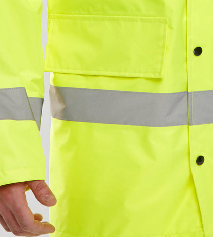 Beeswift Hi Vis Lightweight Jacket Tj8 - - Customisable Jacket