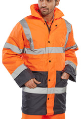 Orange / Navy