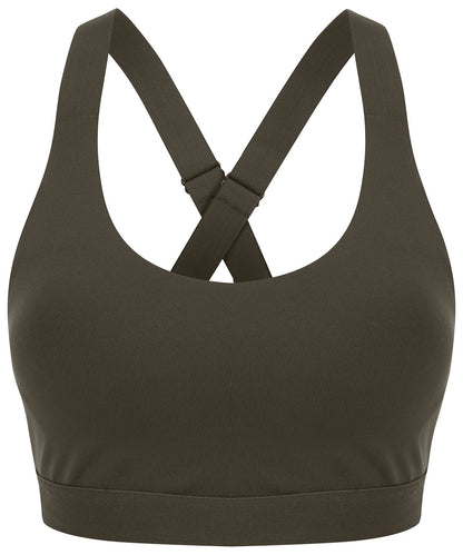 Tombo Medium Impact Core Bra TL371 - Olive Green - Customisable Bras