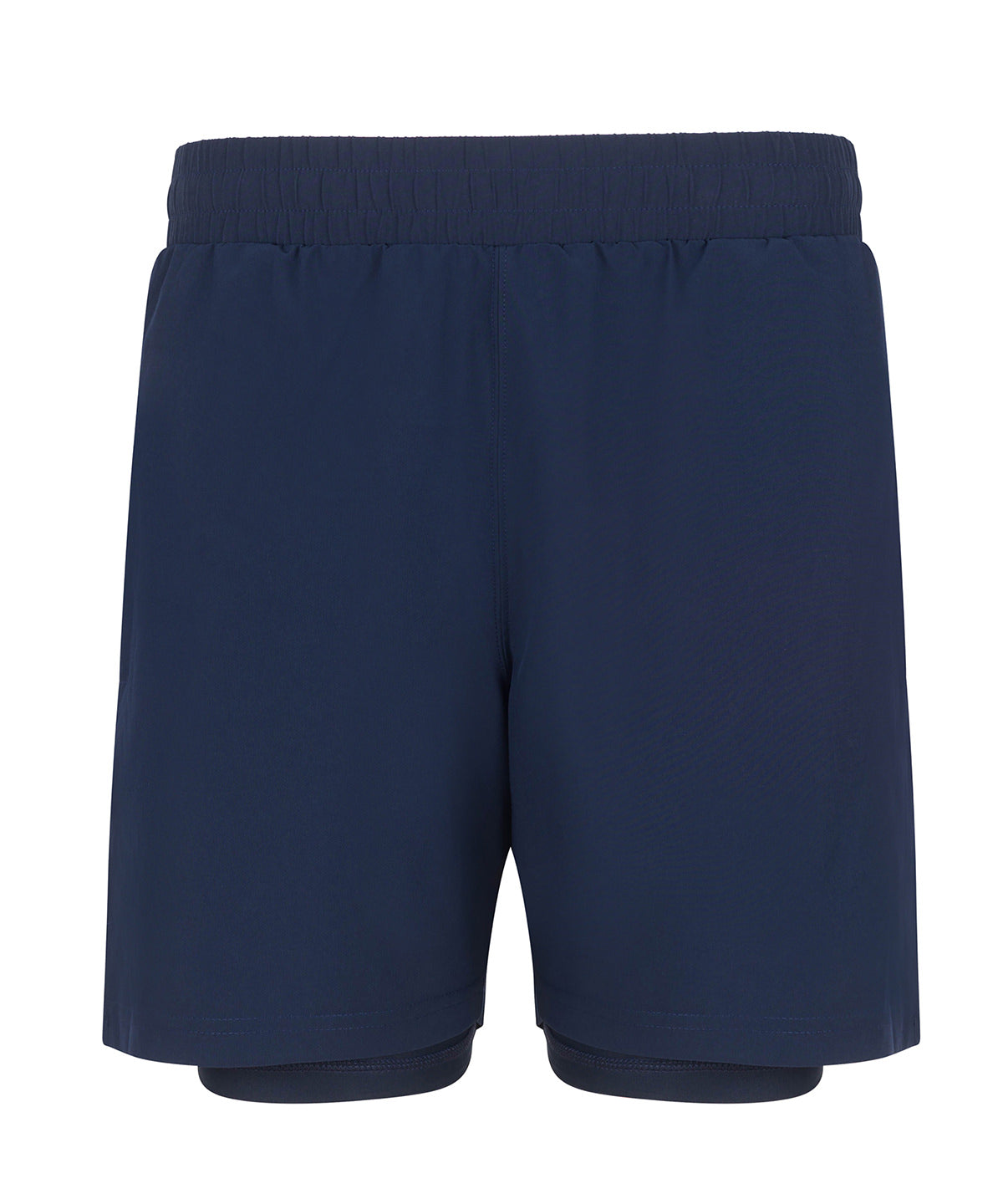 Double Layer Sports Shorts - TL615 - Navy Navy - Customisable Shorts