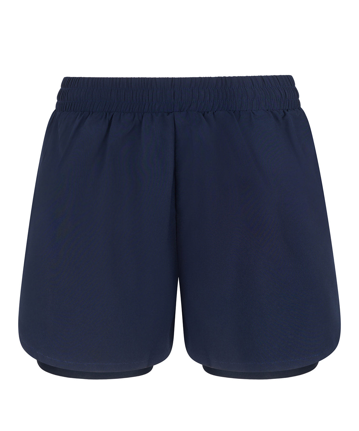 WomenS Double Layer Sports Shorts - TL616 - Navy Navy - Customisable Shorts