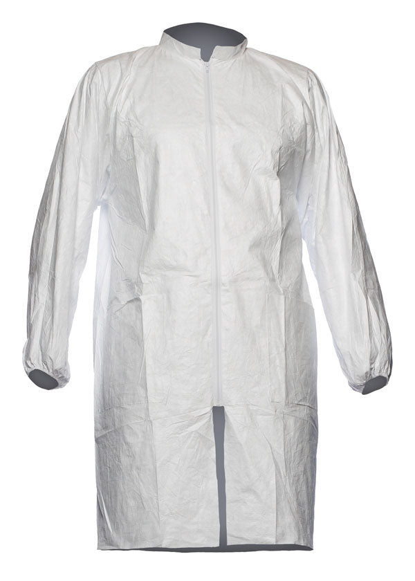Tyvek500 Tyvek Disposable Labcoat Pl Tpl309 - White - Customisable Aprons