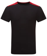 Black/Fire Red