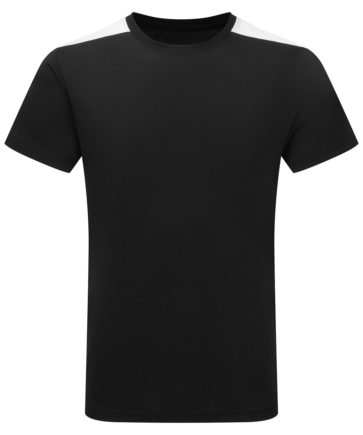 TriDri® contrast performance t-shirt - TR009 - Black White - Customisable T-Shirts