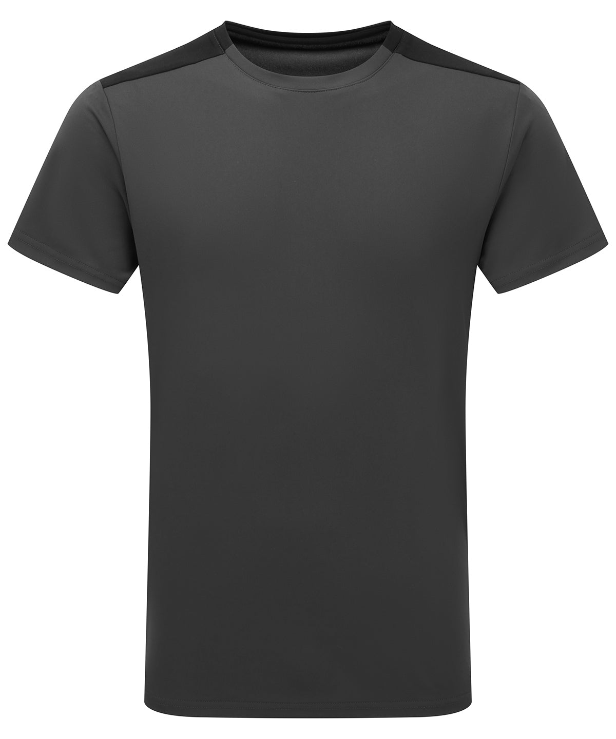 TriDri® contrast performance t-shirt - TR009 - Charcoal Black - Customisable T-Shirts