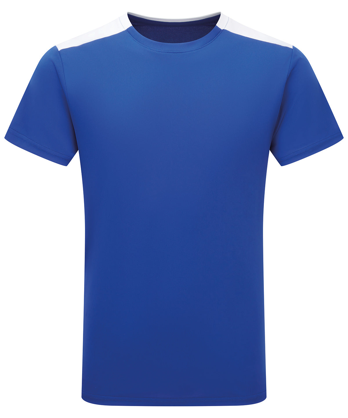 TriDri® contrast performance t-shirt - TR009 - Royal White - Customisable T-Shirts