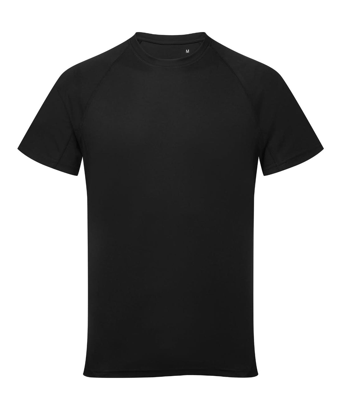 TriDri Tridri Panelled Tech Tee TR011 - Black - Customisable T-Shirt