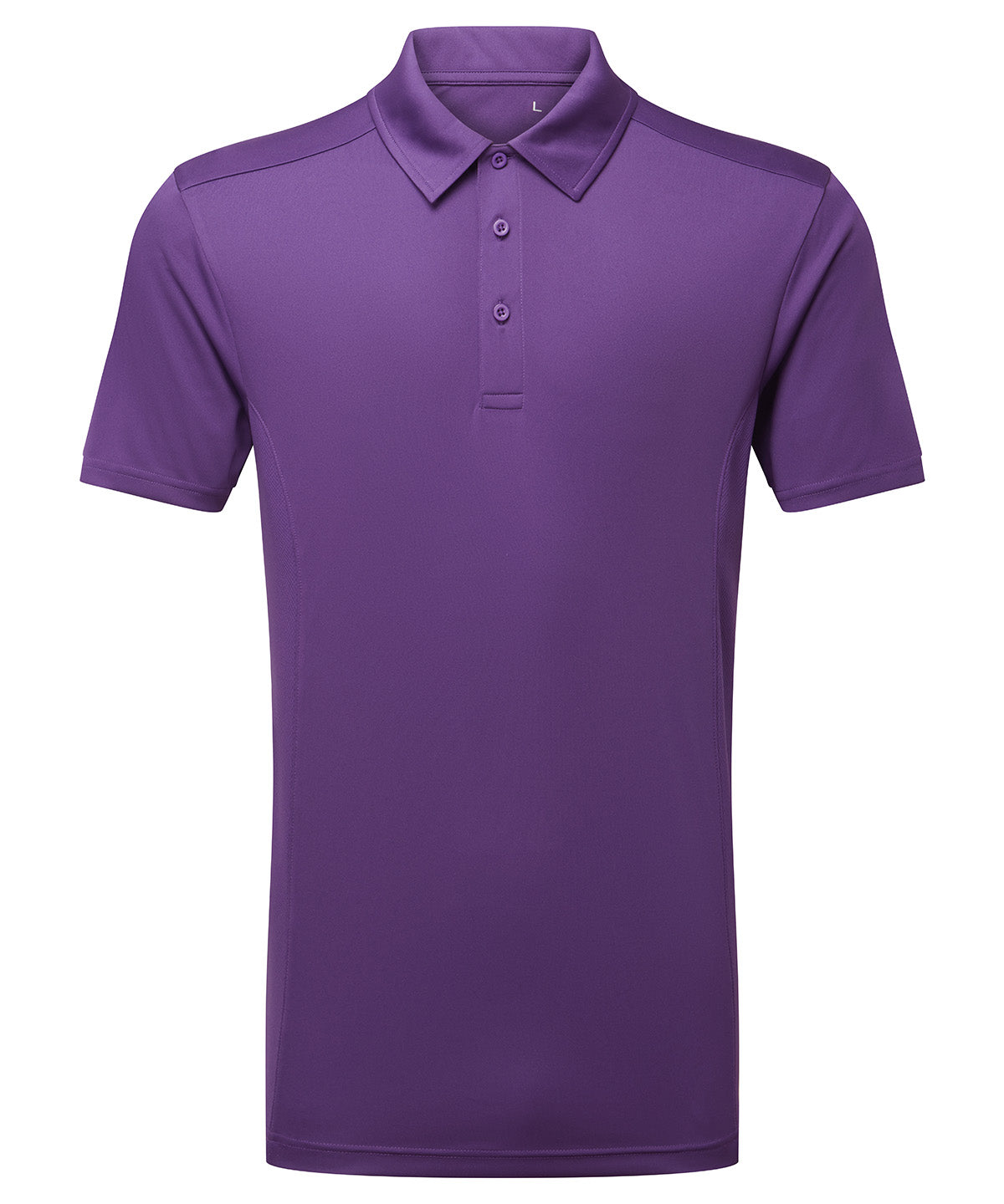 Panelled Polo - TR012 - Bright Purple - Customisable Polo Shirts