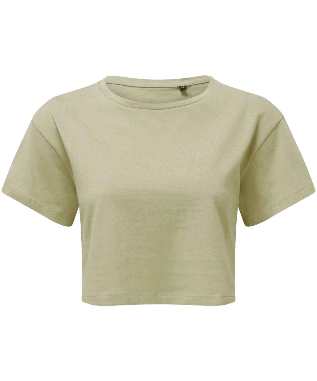 TriDri Tridri WomenS Crop Top TR019 - Sage Green - Customisable T-Shirt