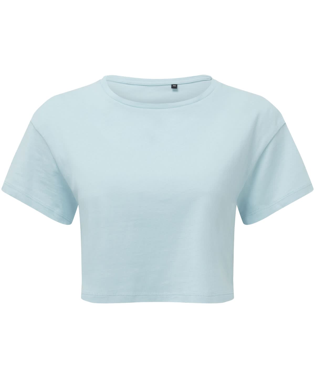 TriDri Tridri WomenS Crop Top TR019 - Sky Blue - Customisable T-Shirt