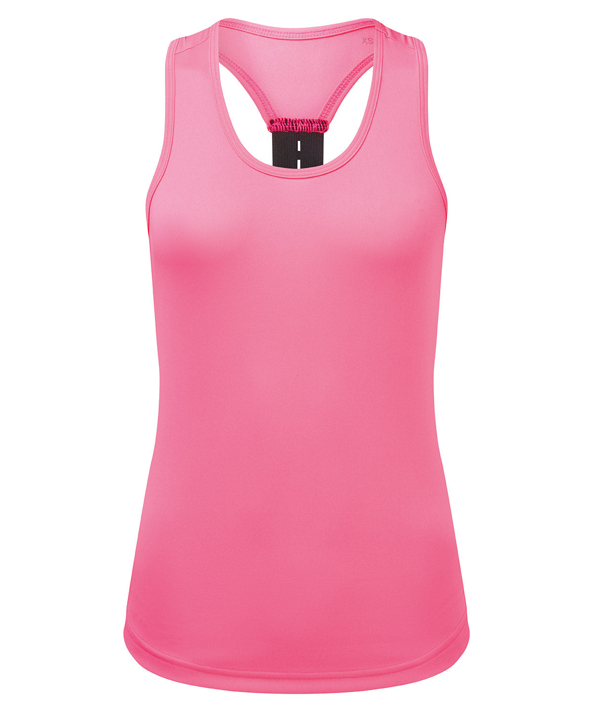 WomenS Performance Strap Back Vest - TR027 - Lightning Pink - Customisable Vest
