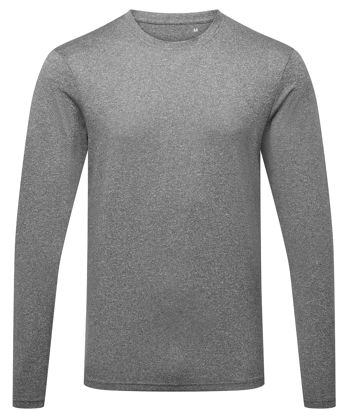 Long Sleeve Performance T Shirt - TR050 - Black Melange - Customisable T-Shirt