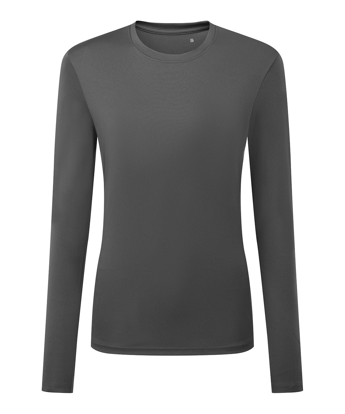 WomenS Long Sleeve Performance T Shirt - TR060 - Charcoal - Customisable T-Shirt