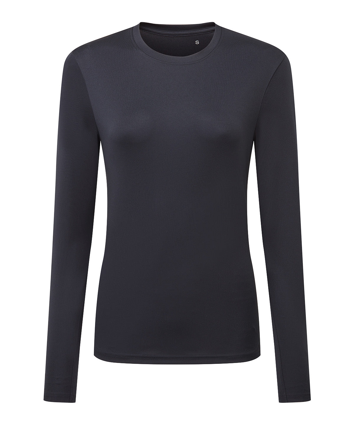 WomenS Long Sleeve Performance T Shirt - TR060 - French Navy - Customisable T-Shirt