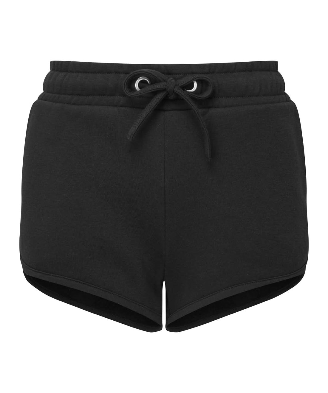 TriDri Tridri WomenS Recycled Retro Jogger Shorts TR063 - Black - Customisable Shorts