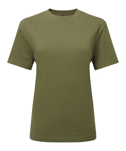 TriDri Tridri WomenS Organic Boxy Oversized T Shirt TR064 - olive - Customisable T-Shirt