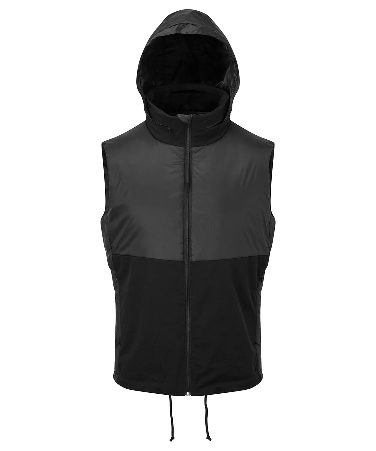 TriDri Tridri MenS Insulated Hybrid Gilet TR075 - Black - Customisable Bodywarmers