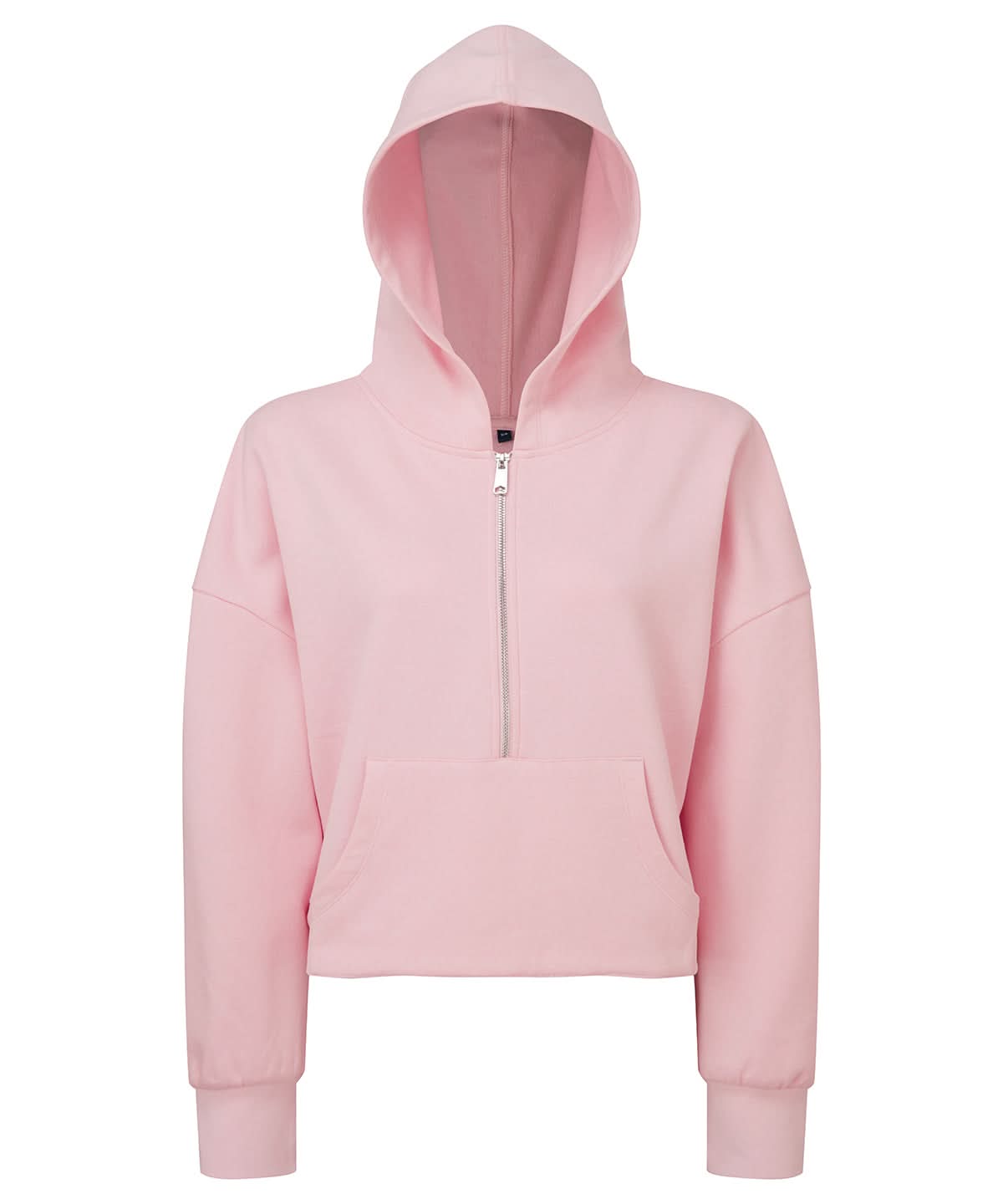 TriDri Tridri WomenS 12 Zip Hoodie TR077 - Light Pink - Customisable Hoodies
