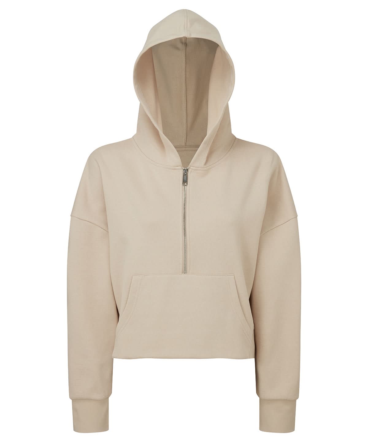 TriDri Tridri WomenS 12 Zip Hoodie TR077 - Nude - Customisable Hoodies