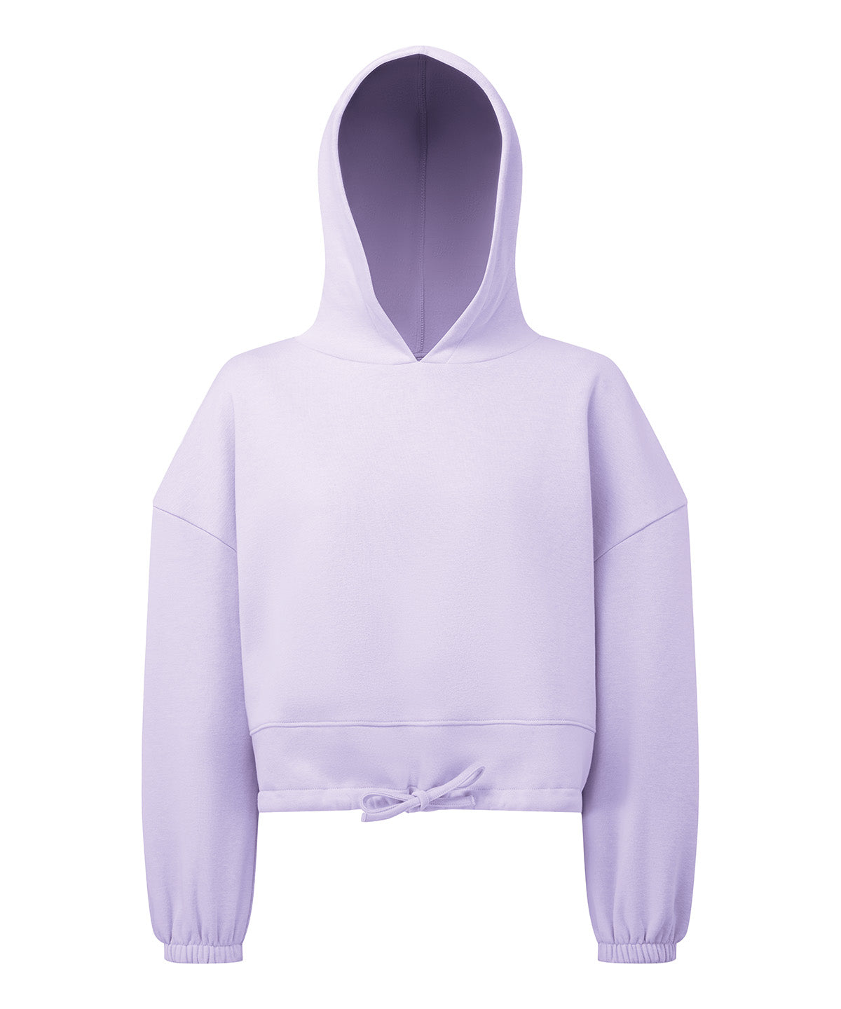 WomenS Cropped Oversize Hoodie - TR085 - Lilac - Customisable Hoodies