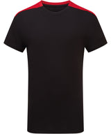 Black/Fire Red
