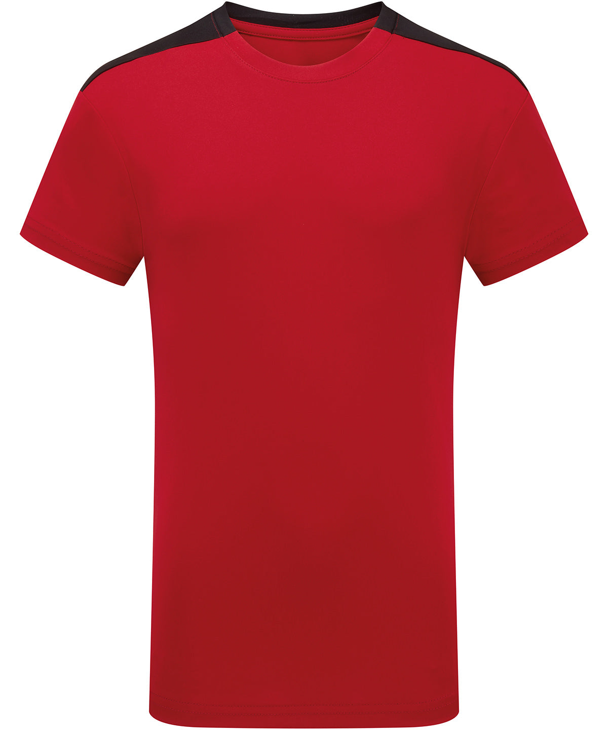 Kids TriDri® contrast performance t-shirt - TR09B - Fire Red Black - Customisable T-Shirts
