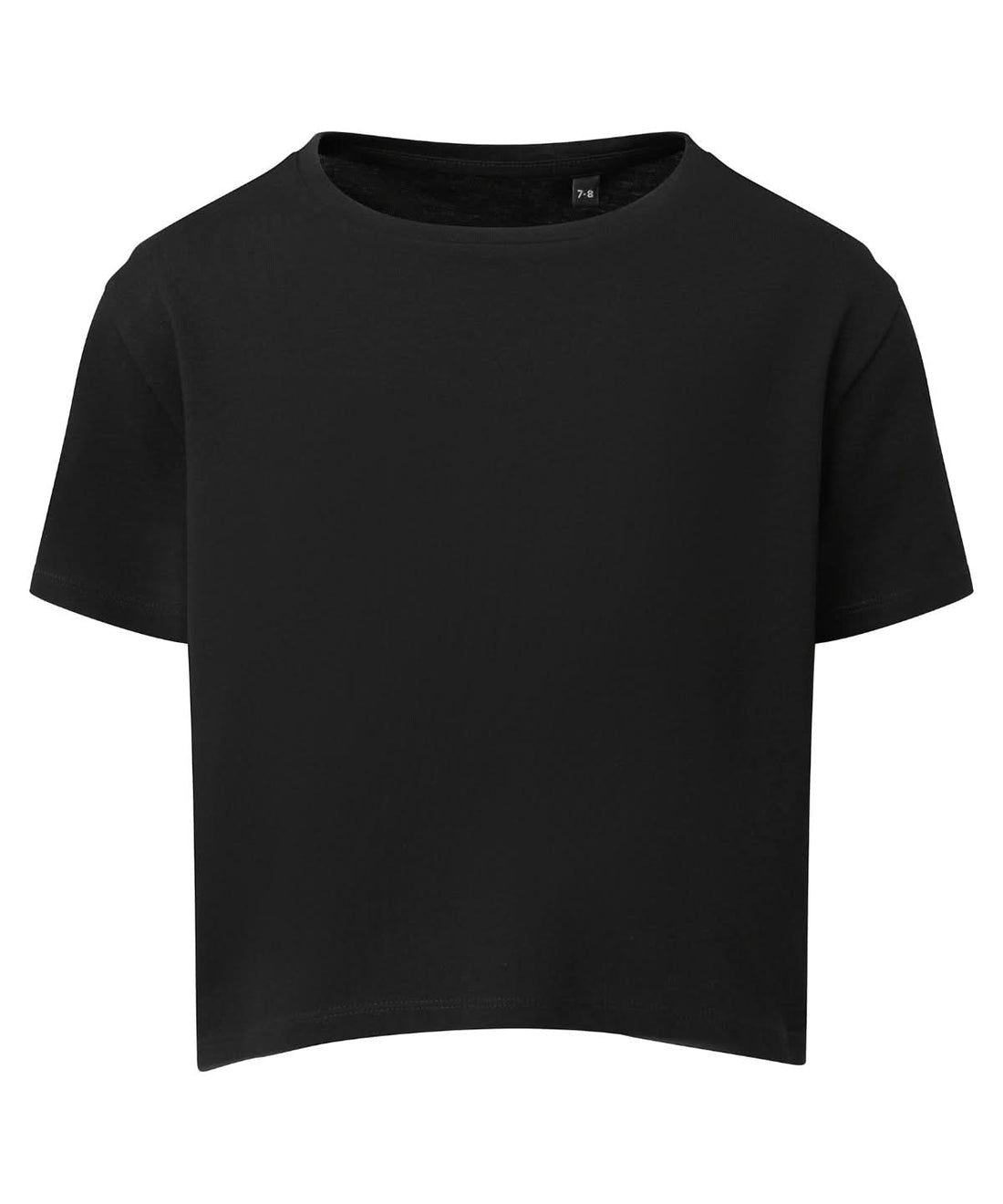 TriDri Tridri Kids Boxy Tee TR19B - Black - Customisable T-Shirt