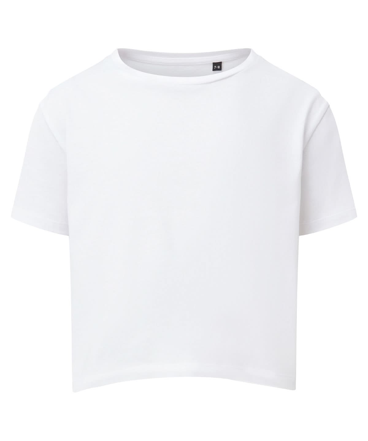 TriDri Tridri Kids Boxy Tee TR19B - White - Customisable T-Shirt