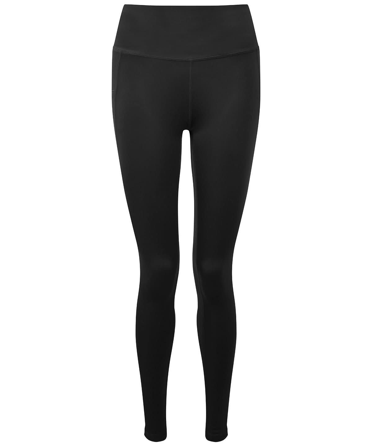 TriDri Tridri WomenS High Shine Leggings TR309 - Black - Customisable Leggings