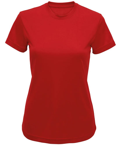 TriDri Tridri WomenS Recycled Performance T Shirt TR502 - Fire Red - Customisable T-Shirt