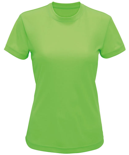 TriDri Tridri WomenS Recycled Performance T Shirt TR502 - Lightning Green - Customisable T-Shirt