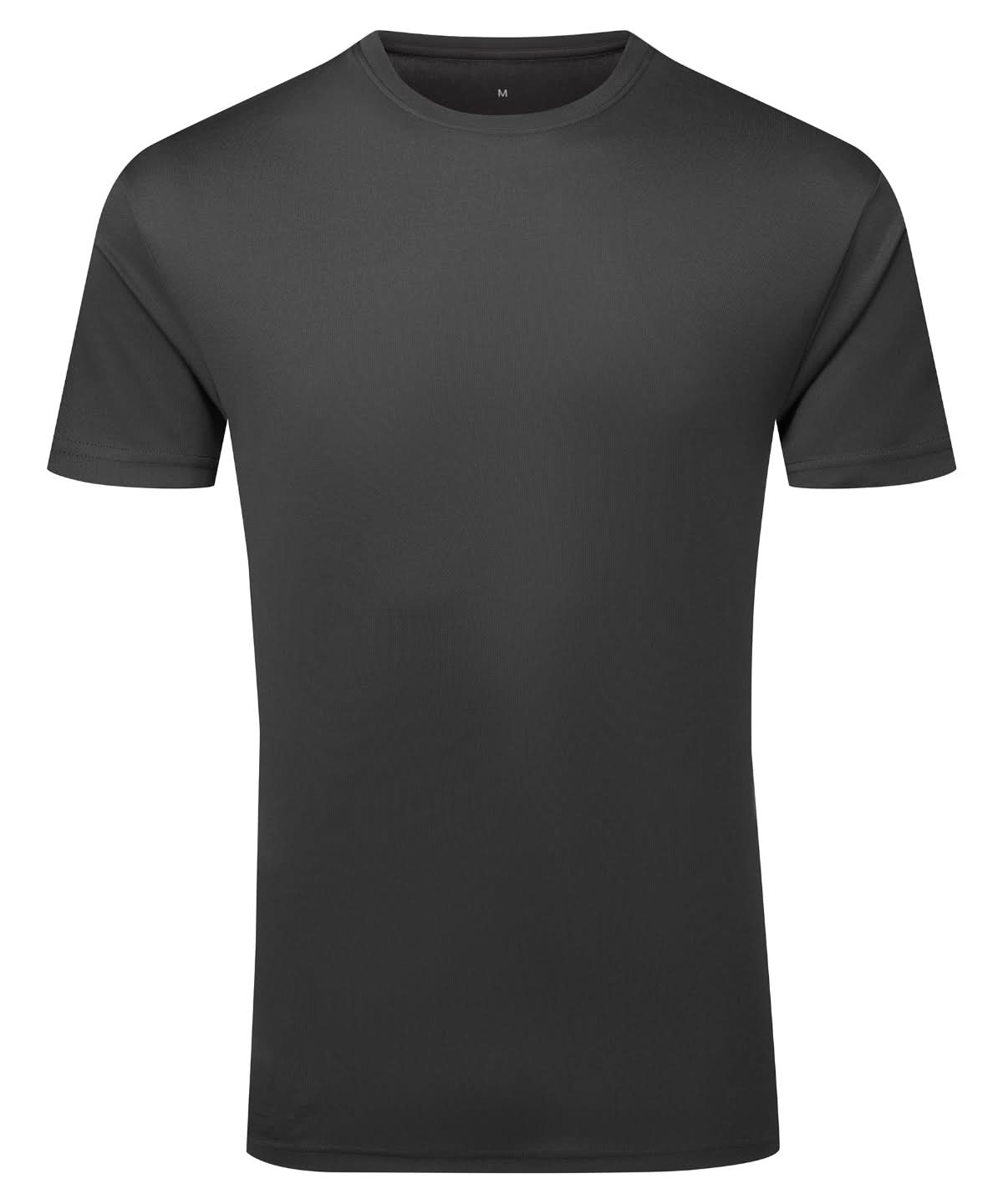 TriDri Cationic Recycled Textured Tee Charcoal TR503 - Charcoal - Customisable T-Shirt