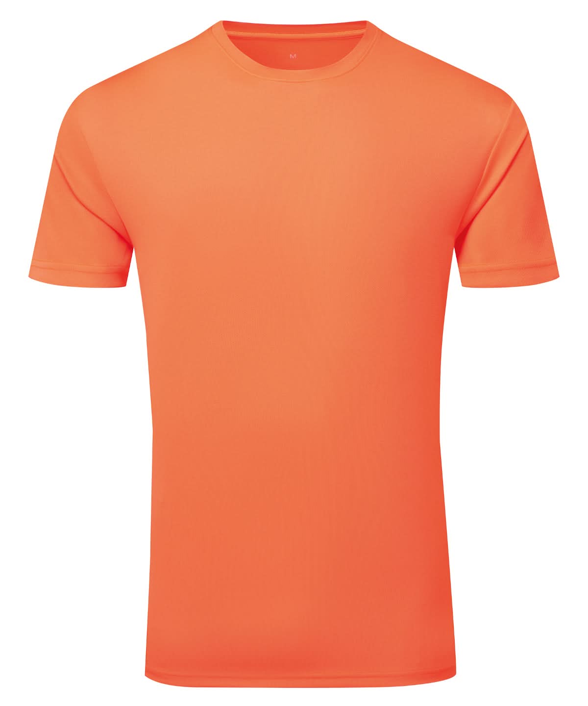 TriDri Cationic Recycled Textured Tee Lightning Orange TR503 - Lightning Orange - Customisable T-Shirt