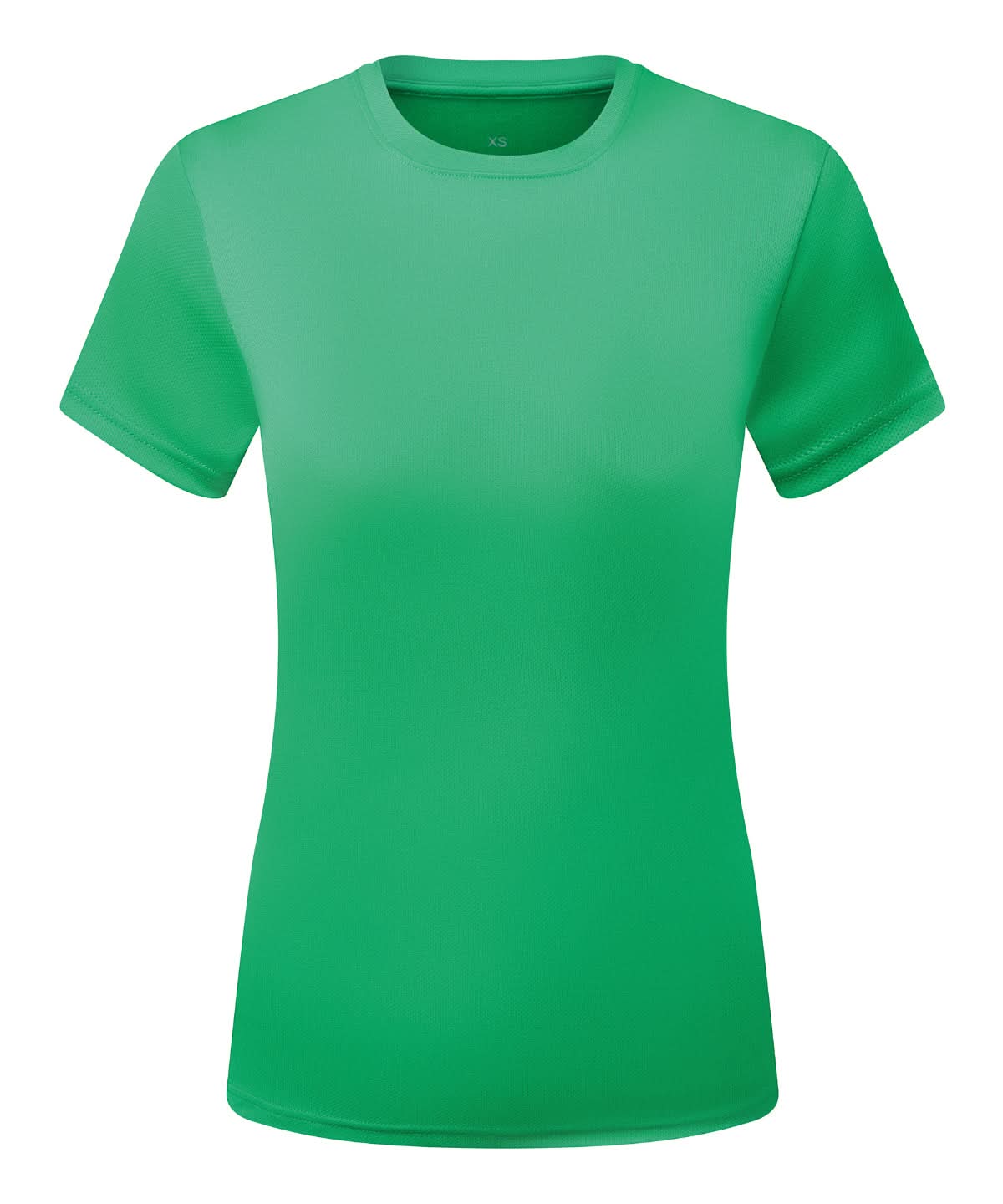 TriDri Tridri WomenS Cationic Recycled Textured Tee TR504 - Bright Kelly - Customisable T-Shirt