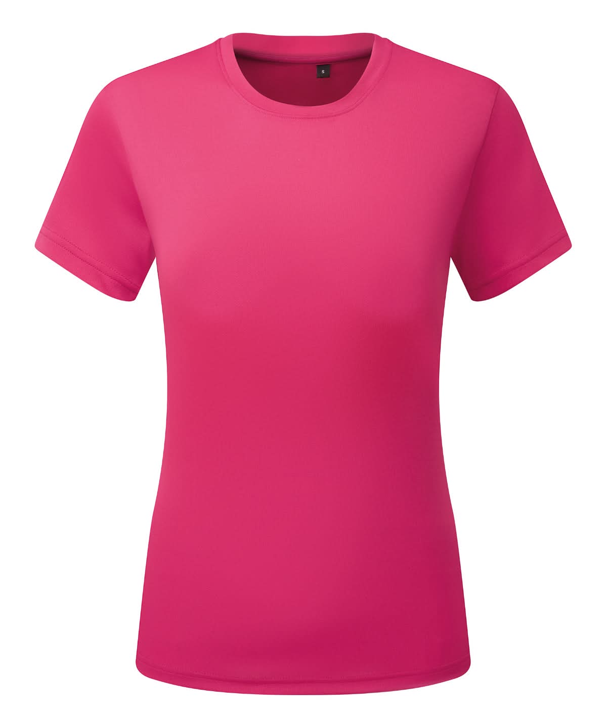 TriDri Tridri WomenS Cationic Recycled Textured Tee TR504 - Hot Pink - Customisable T-Shirt